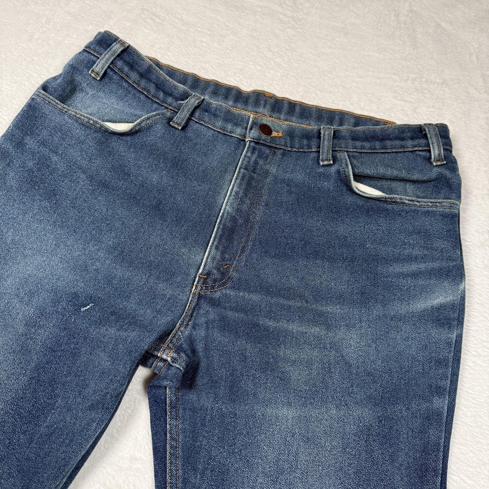 Levis Action Jeans Mens 38x29 Blue Regular Straight Denim Medium Wash Vintage 93